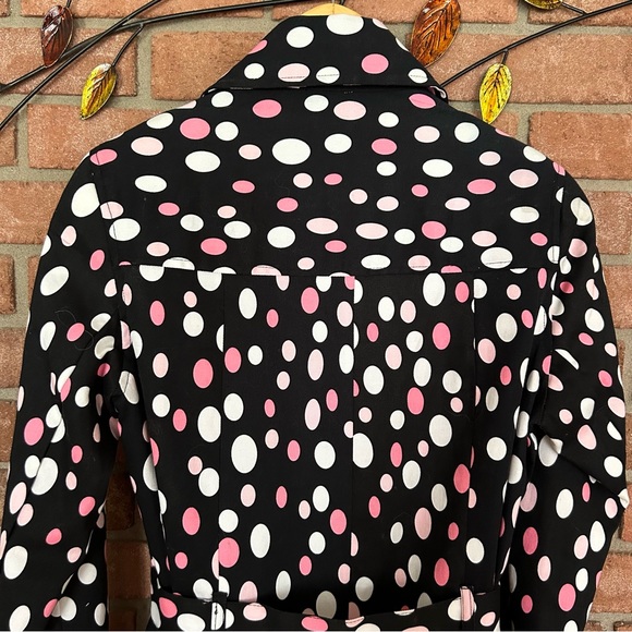 Polka-dot detailed trench style by Donna Rae size 4 - Picture 6 of 9